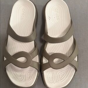 CROCS Tan Comfort Sandals